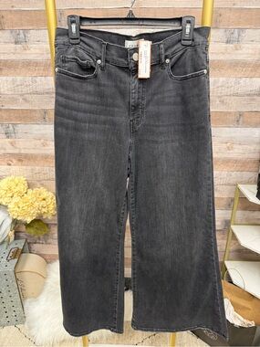 Frame Black Wide Leg Denim Jeans